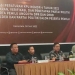 Ketua KPU PRovinsi Gorontalo Fadliyanto Koem (tengah) didampingi anggota KPU Provinsi Gorontalo, Shopian Rahmola, Selvi Katili, Hendrik Imran, serta Sekretaris KPU Provinsi Gorontalo, Mukti Mile (kanan ke kiri), membuka pelaksanaan sosialisasi PKPU 4 tahun 2022, Sabtu (30/7/2022). (Foto: Hulondalo.id)