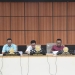 Pimpinan dan anggota DPRD Kota Gorontalo ketika melaksanakan rapat perdana pembahasan KUA
PPAS tahun anggaran 2023.