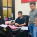 Terduga pelaku, saat menyerahkan diri ke Polsek Dungingi, Kota Gorontalo. Foto : istimewa