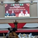 Wali Kota Gorontalo, Marten Taha, memberikan sambutan pada pisah sambut Kapolres Gorontalo Kota di aula Bele Li Yiladia Rumah Dinas Wali Kota Gorontalo, Kamis (7/7/2022) malam.(hasan/gopos)