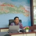 Kepala BPS Provinsi Gorontalo, Mukhamad Mukhanif memberikan keterangan pers berita resmi statistik Gorontalo, Jumat (15/7/2022). (muhajir/gopos)