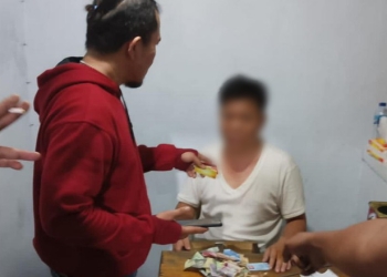 Tim Resmob Otanaha Polda Gorontalo berhasil membekuk dua pelaku bandar judi Togel (Toto Gelap) di Kota Gorontalo pada Rabu (17/8/2022). (Foto: Istimewa)