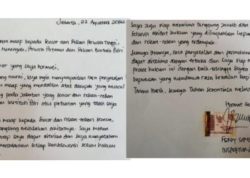 Irjen Ferdy Sambo Tulis Surat Penyesalan: Minta Maaf ke Para Senior dan Semua Rekannya yang Ikut Terseret Kasus. (suara.com)