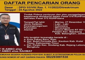 Trader Forex Rahmat Is Ambo Jadi Buronan Polda Gorontalo.