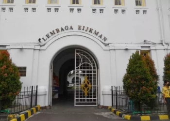 Kantor Lembaga Biologi Molekuler (LBM) Eijkman di Jakarta, Senin (3/1/2022). ANTARA/Suara.com
