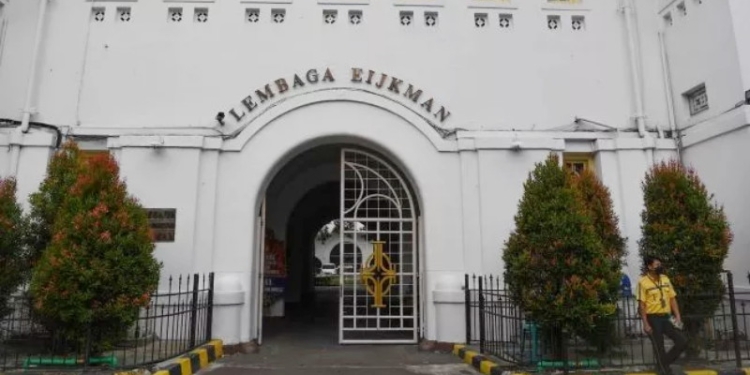 Kantor Lembaga Biologi Molekuler (LBM) Eijkman di Jakarta, Senin (3/1/2022). ANTARA/Suara.com