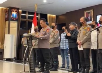 Kapolri umumkan tersangka baru kasus penembakan Brigadir J. (Suara.com)