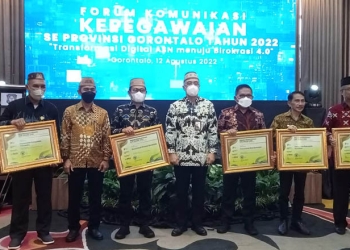 Pemkot Gorontalo Raih Dua Penghargaan BKN RI