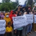 Puluhan Masa Aksi Tergabung Dari Ampera Desak DPRD Pohuwato, Usut Tuntas Dugaan Korupsi di Desa Buntulia Barat, Kecamatan Duhiadaa, Kabupaten Pohuwato, Jum'at 12/08/2022 (Yusuf/Gopos)
