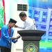 Suasana saat Andi Amran Sulaiman memberi kuliah umum dalam acara pelepasan KKN MAS Unismuh Makassar pada, Senin (01/08/22).