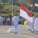 Upacara HUT KE-77 RI di Jalan GORR Desa Botumoputi, Kacamatan Tibawa, Kabupaten Gorontalo, Rabu (17/8/2022). (Foto: Putra/Gopos)