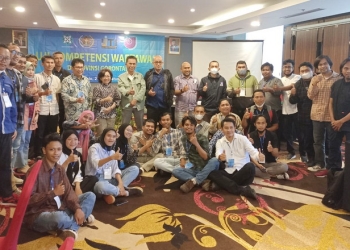 UKW PWI GORONTALO - Pelaksanaan Uji Kompetensi Wartawan (UKW) yang digelar oleh Persatuan Wartawan Indonesia (PWI) Gorontalo. Kegiatan ini berlangsung selama dua hari mulai 2-3 Agustus 2022 bertempat di Hotel Aston, Kota Gorontalo. (Foto: Istimewa)