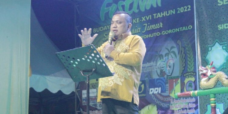Wakil Bupati Gorontalo, Hendra S Hemeto mengungkapkan festival Jawa Tondano (Jaton) diharapkan terus dilestarikan dari masa ke masa. (Foto: Istimewa)
