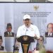 Menteri Koordinator Bidang Perekonomian Airlangga Hartarto saat mengikuti kegiatan memperingati HUT ke-77 RI sekaligus HUT ke-56 Kementerian Koordinator Bidang Perekonomian.