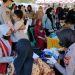 Warga antusias mengikuti gebyar vaksinasi dalam rangka menyambut Hari Ulang Tahun (HUT) RI Ke-77 di Polda Gorontalo, Selasa (9/8/2022). (Foto: Putra/Gopos)