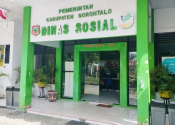 Dinas Sosial Kabupaten Gorontalo. (Foto: Putra/Gopos)
