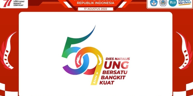 Logo Dies Natalis ke 59 UNG (Dok. UNG)