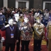 Wali Kota Gorontalo, Marten Taha, yang juga Wakil Ketua APEKSI Bidang Pemerintahan dan Otonomi Daerah berpose bersama para wali kota yang tergabung dalam Apeksi pada Rakernas XV APEKSI di Padang, Sumatera Barat.(istimewa)
