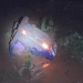Sebuah mobil pikap terseret material longsor dalam kejadian tanah longsor di Desa Hulawa, Kecamatan Buntulia, Pohuwato