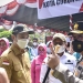 Wakil Wali Kota Gorontalo, Ryan F Kono saat menghadiri vaksinasi masal di Mapolda Gorontalo, Selasa (9/8/2022). Foto : Humas