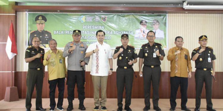 Peresmian Balai rehabilitasi narkotika Adiyaksa Kota Gorontalo, Kamis (11/8/2022). Foto : Humas Pemkot Gorontalo