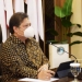 Menteri Koordinator Bidang Perekonomian Airlangga Hartarto dalam Konferensi Pers tentang Pertumbuhan Ekonomi Indonesia kuartal II tahun 2022, Jumat (5/08).
