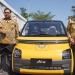 Menteri Koordinator Bidang Perekonomian Airlangga Hartarto dalam sambutannya pada acara Peluncuran Produksi Perdana Wuling Air EV di PT. SAIC General Motors Wuling (SGMW) Motor Indonesia Cikarang, Jawa Barat, Senin (8/08).