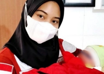 Bayi laki-laki narapidana Rutan Perempuan Surabaya di Porong Sidoarjo (Depok.Suara.com)