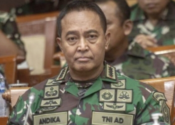 Panglima TNI Jenderal TNI Andika Perkasa di DPR (ANTARA/Depok.Suara.com)