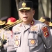 Kapolda Gorontalo, Irjen Pol. Helmy Santika saat memimpin apel kesiapan pengamanan unjuk rasa menolak kenaikan BBM yang rencana akan digelar di Bundaran Hulondalo Indah /Saronde Kota Gorontalo, Jum'at (9/9/2022) pagi tadi di Lapangan Mapolda Gorontalo. (Foto: Humas Polda Gorontalo)