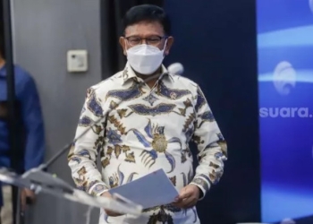 Menteri Komunikasi dan Informatika (Menkominfo) Johnny G Plate. [Suara.com]