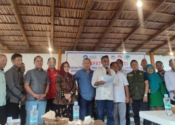 Pengurus APTISI bersama Organisasi dan Asosiasi Profesi di Bidang Pendidikan Tinggi se-Gorontalo menyampaikan hasil kajian terhadap masalah yang dihadapi PTS terkait Rancangan Undang-undang Sistem Pendidikan Nasional (Sisdiknas), Rabu (21/9/2022).