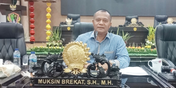 Aleg DPRD Kota Gorontalo, Muksin Brekat, foto: Sari/gopos
