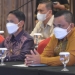 Bupati Gorontalo, Nelson Pomalingo bersama Wakil Bupati Gorontalo, Hendra S Hemeto hadir saat pertemuan bersama Menteri Dalam Negeri, Tito Karnavian di Hotel Aston, Kota Gorontalo, Jumat (2/9/2022). (Foto: Putra/Gopos)
