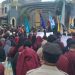 Aksi unjuk rasa yang dilakukan oleh Aliansi Mahasiswa Merah Maroon yang menuntut kenaikan harga BBM bersubsidi, Jumat (2/9/2022) (muhajir/gopos)