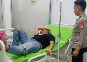 Aksi unjuk rasa mahasiswa di Gorontalo yang tergabung dalam Aliansi Merah Putih dengan membawa tuntutan menolak kenaikan harga Bahan Bakar Minyak (BBM) sempat diwarnai kericuhan dan mengakibatkan terjadinya korban dari pihak kepolisian. Selasa (6/9/2022).