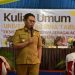Penjagub Gorontalo, Hamka Hendra Noer memberikan kuliah umum kepada mahasiswa baru UNBITA Gorontalo, Selasa (20/9/2022) (Dok. Pemprov)