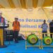 Wakil Presiden PT Merdeka Copper Gold, Simon James Milroy, Saat Memberikan Sambutan Pekerjaan Jalan By-pas Akses Utama Menuju Tambang Emas Pani Gold Projek, Kamis 22/09/2022 (Yusuf/Gopos)