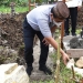 Pj Gubernur Gorontalo, Hamka Hendra Noer, meletakkan batu pertama pembangunan Masjid  Tharawat Taqwa di Kelurahan Bongohulawa, Kecamatan Limboto, Kabupaten Gorontalo, Ahad (11/9/2022)