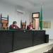 Anggota DPRD Provinsi Gorontalo, Adhan Dambea, saat menjalani sidang pembacaan putusan di Pengadilan Tindak Pidana Korupsi dan Pengadilan Hubungan Industrial (Tipikor-PHI) Gorontalo, Selasa (13/9/2022)