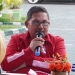 Wali Kota Gorontalo, Marten Taha saat mengikuti rapat persiapan AMF di Halaman Kantor Bapppeda Kota Gorontalo, Senin (26/9/2022). Foto: Humas Pemkot