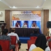 Rektor UNBITA Gorontalo memberikan sambutan pada rapat pimpinan perguruan tinggi bersama dosen, Rabu (7/9/2022) (muhajir/gopos)