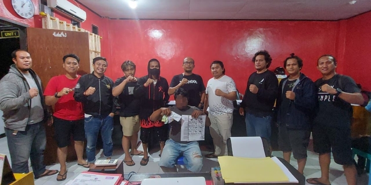 Tim Resmob Watawatanga Satreskrim Polres Bone Bolango berhasil mengamankan terudga pelaku judi togel online. Foto: istimewa