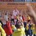 Menpora Zainudin Amali bersama ribuan pelajar di Gorontalo senam kebugaran di Halaman Rektorat UNG, Jumat (16/9/2022) (Dok. UNG)