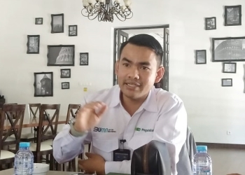 Deputi Bisnis PT Pegadaian Gorontalo, Fauzi Gazali (muhajir/gopos)
