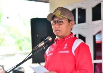 Pj Gubernur Gorontalo Canangkan Pembagian 10 Juta Bendera Merah Putih
