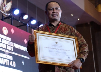 Pemkab Gorontalo Raih Penghargaan Pengisian Jabatan Pimpinan Tinggi Kategori Baik