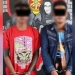 MW alias Arjun (23) dan YM alias Onis (27) dua terduga pelaku penikaman terhadap korban Hardi Tahiji tepatnya di simpang 3 Desa Pantungo, Kabupaten Gorontalo pada Selasa (25/10/2022).