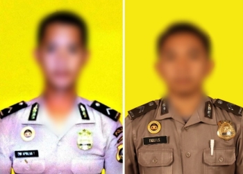 PTDH terhadap 2 anggota polri atas nama Briptu FIS jabatan Bintara Bidkum Polda Gorontalo dan Briptu DAT jabatan Bintara DitPolairud Polda Gorontalo.
