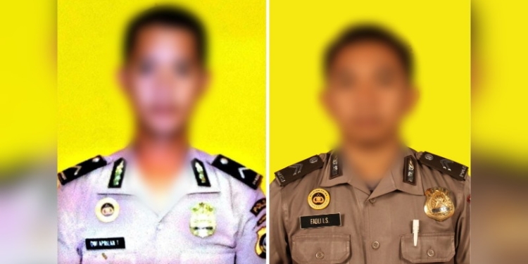 PTDH terhadap 2 anggota polri atas nama Briptu FIS jabatan Bintara Bidkum Polda Gorontalo dan Briptu DAT jabatan Bintara DitPolairud Polda Gorontalo.